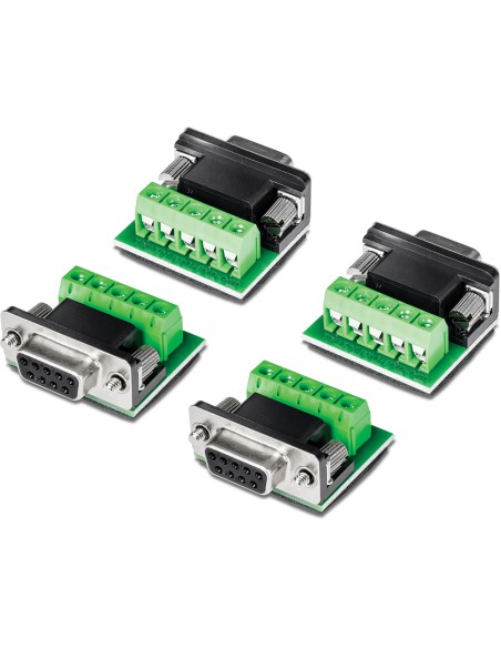 TI-S400 cambiador de género para cable Verde, Gris