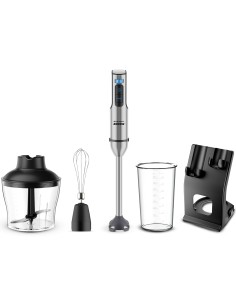 BM-2000SET batidora Batidora de mano 2000 W Acero inoxidable, Negro