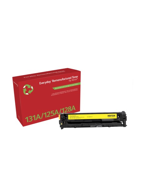 Remanufacturado Everyday Tóner Everyday Amarillo remanufacturado de Xerox es compatible con HP 131A (CF212A), Capacidad estánd