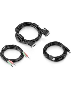 TK-CD15 cable para video, teclado y ratón (kvm) Negro 4,5 m