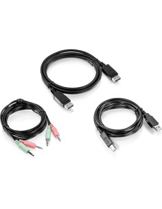 TK-CP06 cable para video, teclado y ratón (kvm) Negro 1,83 m