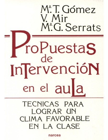 PROPUESTAS INTERVENCION AULA