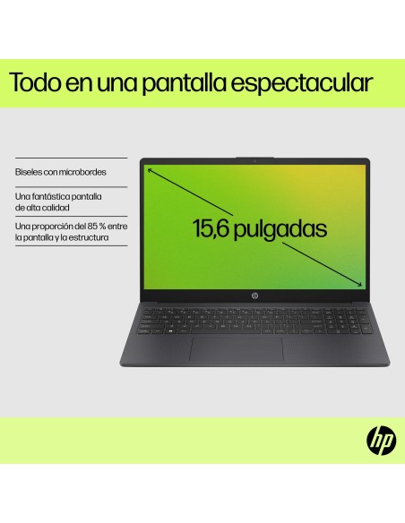 15-fd0036ns Intel® Core i3 i3-N305 Portátil 39,6 cm (15.6") Full HD 8 GB DDR4-SDRAM 256 GB SSD Wi-Fi 6E (802.11ax) Windows 11 