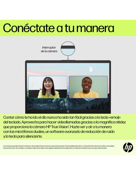 15-fd0036ns Intel® Core i3 i3-N305 Portátil 39,6 cm (15.6") Full HD 8 GB DDR4-SDRAM 256 GB SSD Wi-Fi 6E (802.11ax) Windows 11 