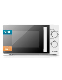 MWG-20GRILL microondas Blanco, Negro Microondas con grill Encimera 20 L 700 W