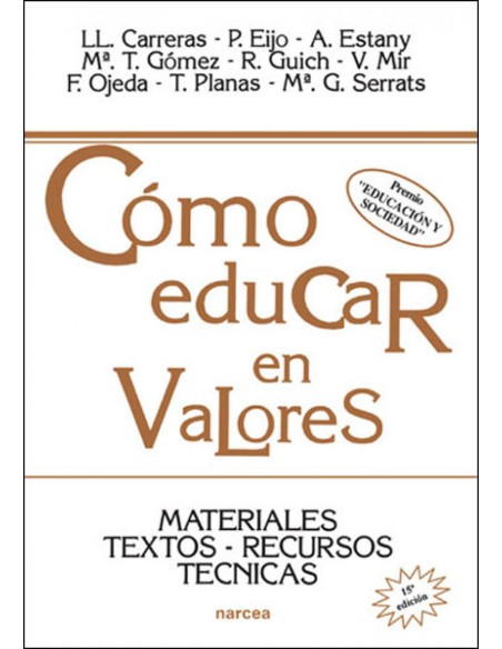 COMO EDUCAR EN VALORES
