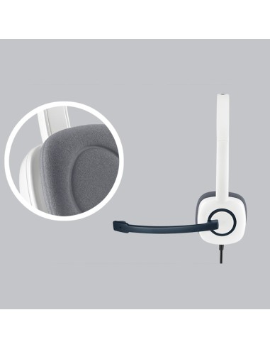 H150 Auriculares Alámbrico Diadema Oficina/Centro de llamadas Blanco