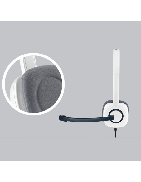 H150 Auriculares Alámbrico Diadema Oficina/Centro de llamadas Blanco