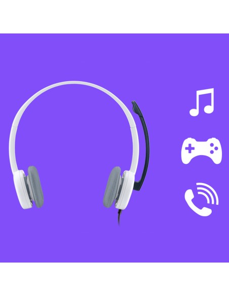 H150 Auriculares Alámbrico Diadema Oficina/Centro de llamadas Blanco