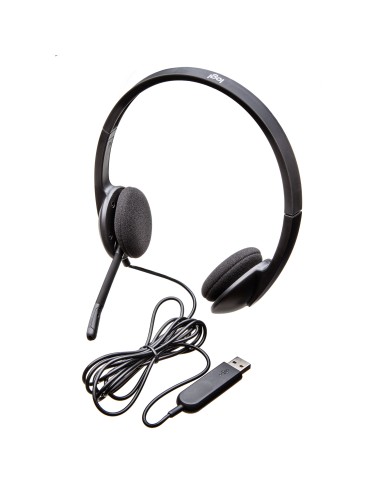 H340 Auriculares Alámbrico Diadema Oficina/Centro de llamadas USB tipo A Negro