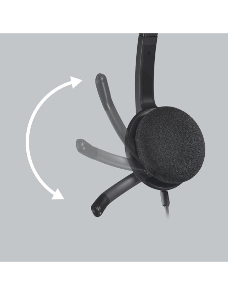 H340 Auriculares Alámbrico Diadema Oficina/Centro de llamadas USB tipo A Negro