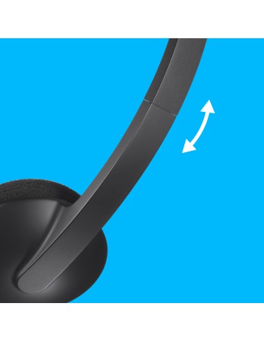 H340 Auriculares Alámbrico Diadema Oficina/Centro de llamadas USB tipo A Negro