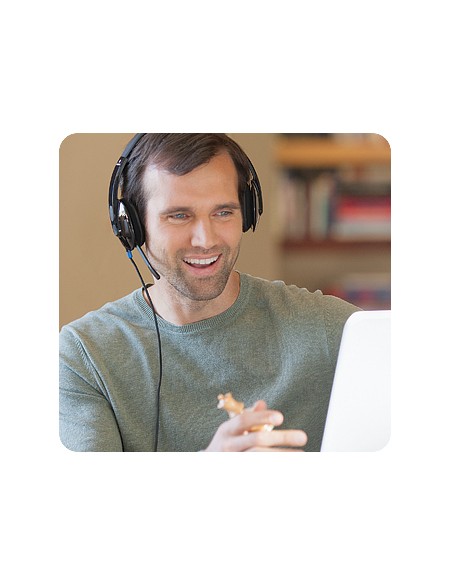 H540 Auriculares Alámbrico Diadema Oficina/Centro de llamadas USB tipo A Negro