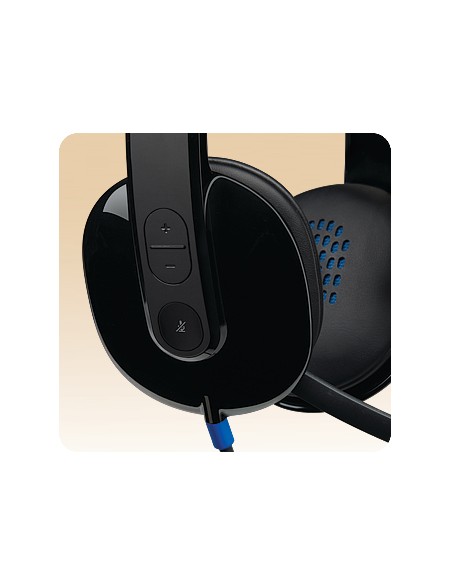 H540 Auriculares Alámbrico Diadema Oficina/Centro de llamadas USB tipo A Negro