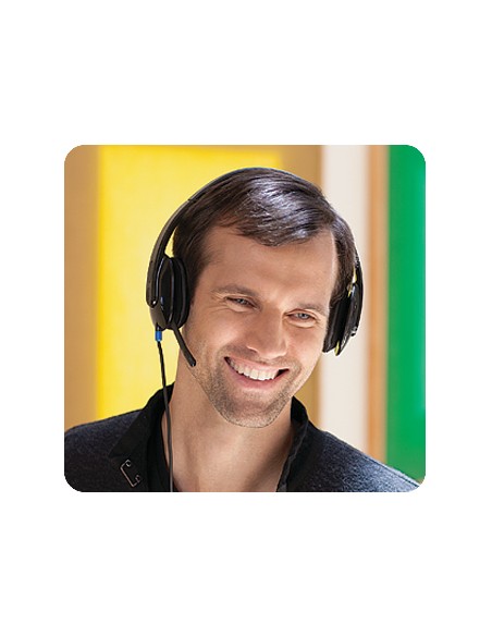 H540 Auriculares Alámbrico Diadema Oficina/Centro de llamadas USB tipo A Negro