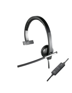 H650e Auriculares Alámbrico Diadema Oficina/Centro de llamadas USB tipo A Negro, Plata