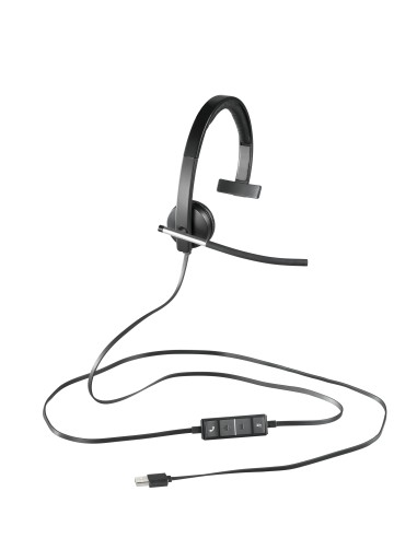 H650e Auriculares Alámbrico Diadema Oficina/Centro de llamadas USB tipo A Negro, Plata
