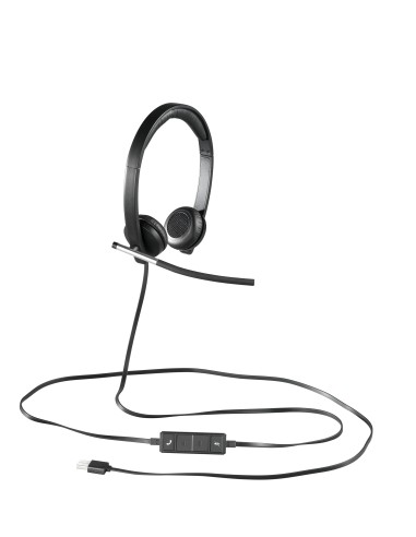H650e Auriculares Alámbrico Diadema Oficina/Centro de llamadas USB tipo A Negro, Plata