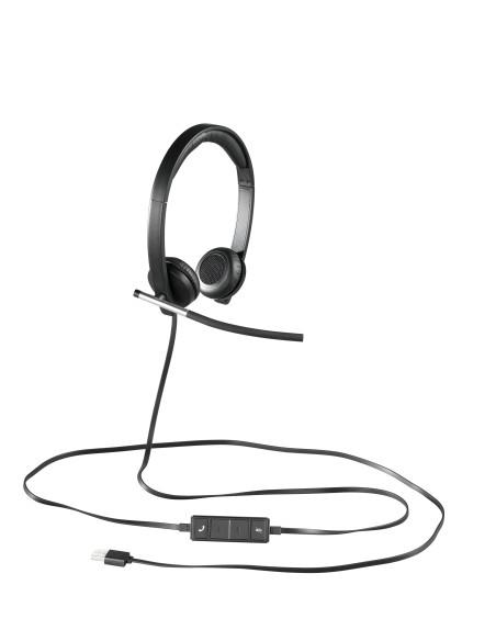 H650e Auriculares Alámbrico Diadema Oficina/Centro de llamadas USB tipo A Negro, Plata
