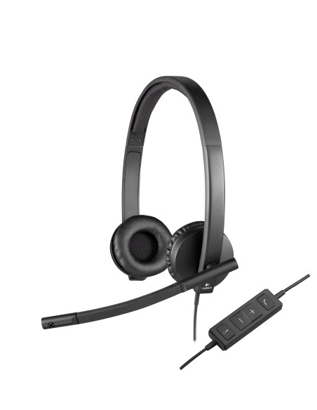 H570e Auriculares Alámbrico Diadema Oficina/Centro de llamadas USB tipo A Negro