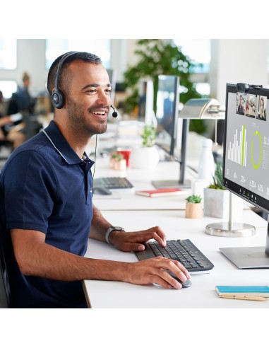 H111 Auriculares Alámbrico Diadema Oficina/Centro de llamadas Gris