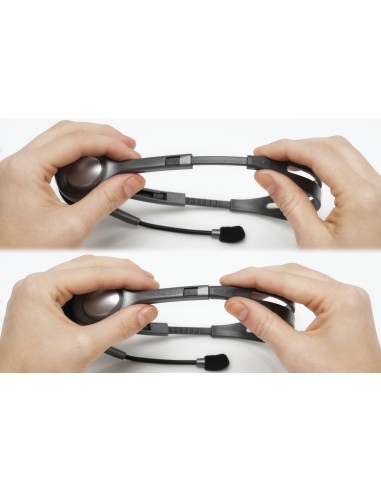 H111 Auriculares Alámbrico Diadema Oficina/Centro de llamadas Gris