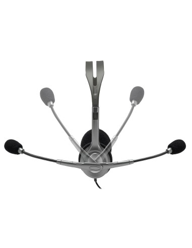 H111 Auriculares Alámbrico Diadema Oficina/Centro de llamadas Gris