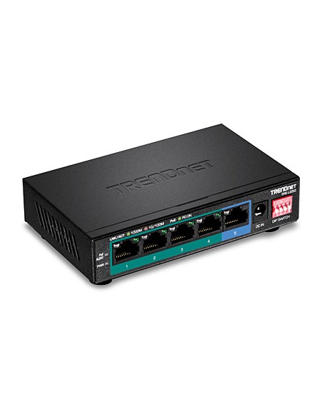 TPE-LG50 switch No administrado Gigabit Ethernet (10/100/1000) Energía sobre Ethernet (PoE) Negro