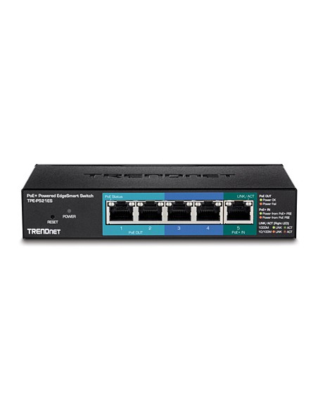 TPE-P521ES switch Gestionado Gigabit Ethernet (10/100/1000) Energía sobre Ethernet (PoE) Negro