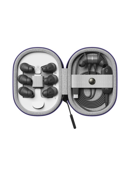 Zone Auriculares Alámbrico Dentro de oído Oficina/Centro de llamadas USB Tipo C Grafito