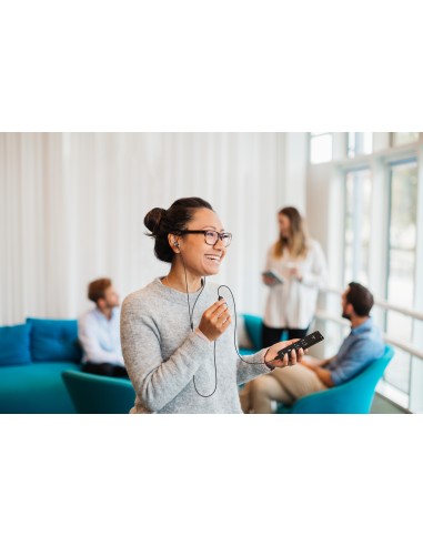 Zone Auriculares Alámbrico Dentro de oído Oficina/Centro de llamadas USB Tipo C Grafito