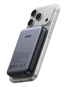 25919 batería externa Polímero de litio 10000 mAh Cargador inalámbrico Gris