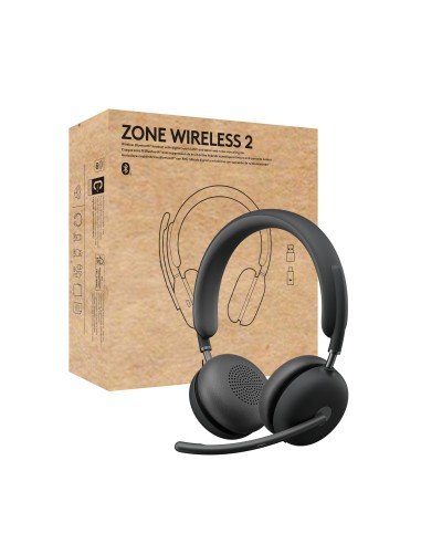 Zone Wireless 2 Auriculares Inalámbrico y alámbrico Diadema Oficina/Centro de llamadas USB Tipo C Bluetooth Grafito
