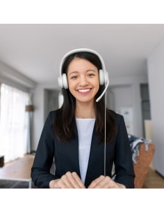 H390 Auriculares Alámbrico Diadema Oficina/Centro de llamadas USB tipo A Blanco 2