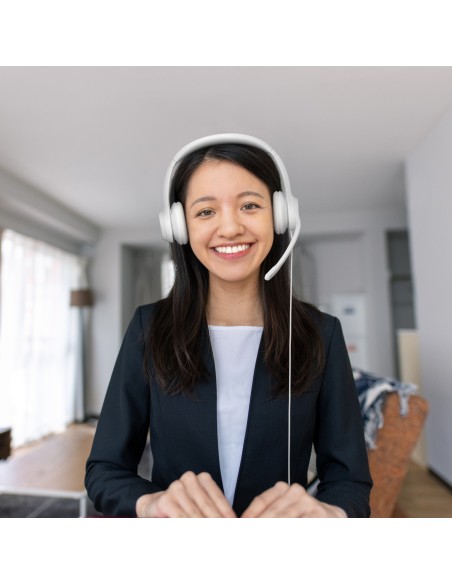 H390 Auriculares Alámbrico Diadema Oficina/Centro de llamadas USB tipo A Blanco