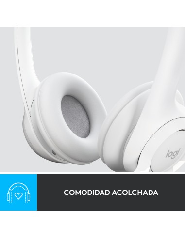 H390 Auriculares Alámbrico Diadema Oficina/Centro de llamadas USB tipo A Blanco