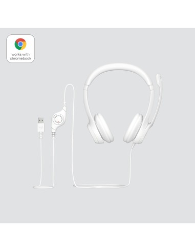 H390 Auriculares Alámbrico Diadema Oficina/Centro de llamadas USB tipo A Blanco