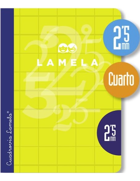 LIBRETA A5 50H 70G CUADROVIA 25MM COLORES SURTIDOS LIBRETA A5 50H 70G CUADROVIA 25MM COLORES SURTIDOS