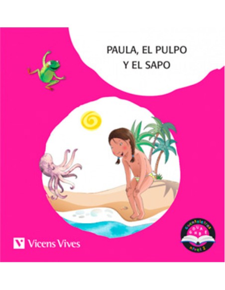 PAULA EL PULPO Y EL SAPO H L M P S T VOCALES Y LETRA PALO CUENTALETRAS NIVEL 2