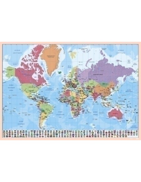 VADE SOBREMESA ERIK ESCOLAR MAPA MUNDO