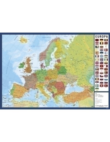 VADE SOBREMESA ERIK ESCOLAR MAPA EUROPA