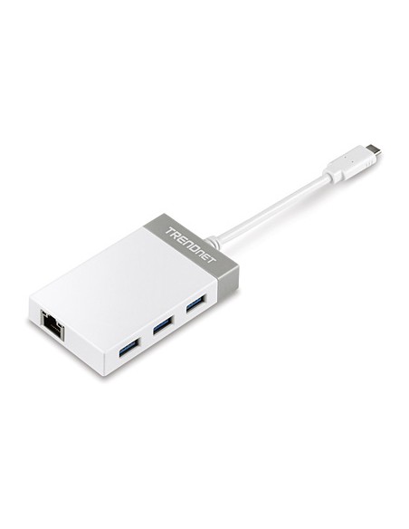TUC-ETGH3 base para portátil y replicador de puertos USB 3.2 Gen 1 (3.1 Gen 1) Type-C Gris, Blanco