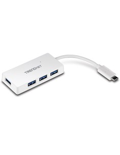 TUC-H4E hub de interfaz USB 3.2 Gen 1 (3.1 Gen 1) Type-C 5000 Mbit/s Blanco