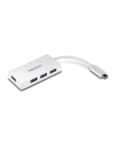 TUC-H4E hub de interfaz USB 3.2 Gen 1 (3.1 Gen 1) Type-C 5000 Mbit/s Blanco