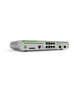 AT-GS970M/10-50 Gestionado L3 Gigabit Ethernet (10/100/1000) Energía sobre Ethernet (PoE) 1U Negro, Gris