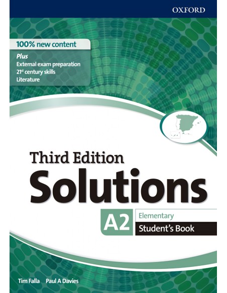 SOLUTIONS ELEMENTARY STUDENT S BOOK 3ED