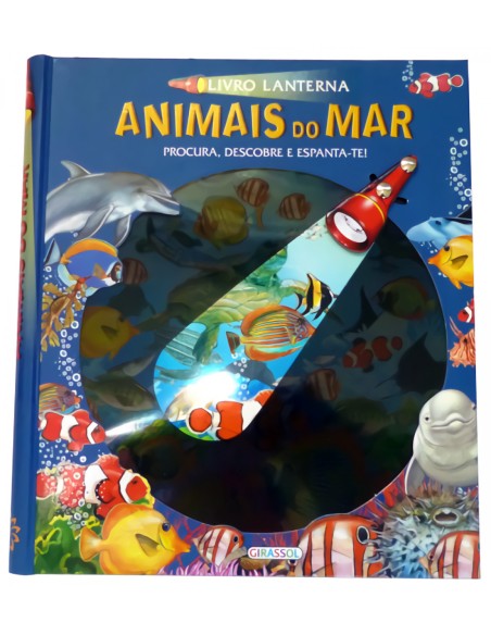 LIVRO LANTERNA ANIMAIS DO MAR