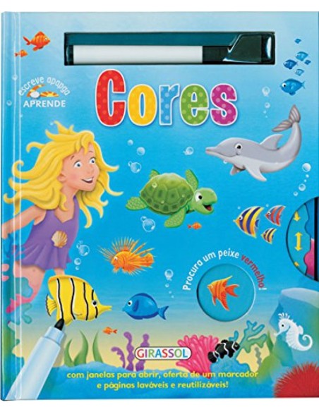 ESCREVE APAGA APRENDE CORES