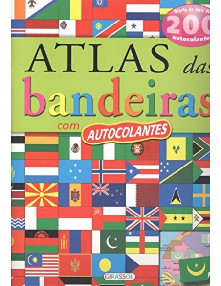 ATLAS DAS BANDEIRAS COM AUTOCOLANTES