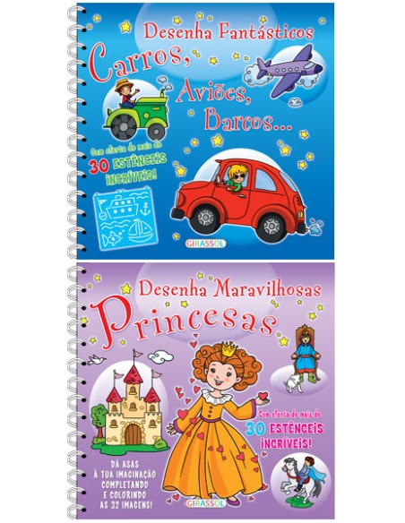 DESENHA FANTASTICOS CARROS E MARAVILHOSAS PRINCESAS